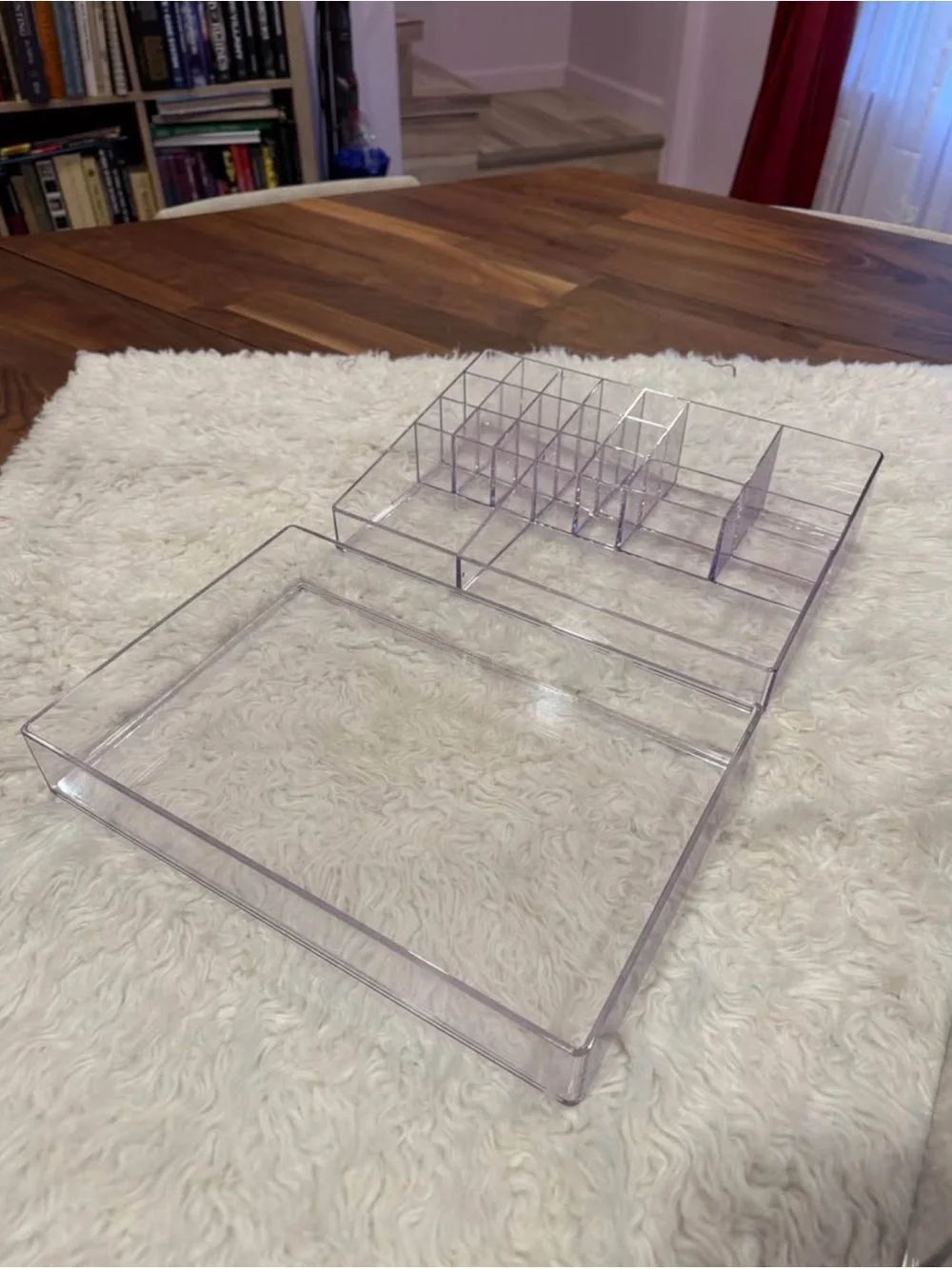 Acrylic Makeup Organizers Set of Two